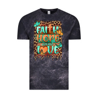 Cloud Black faith hope and love Vintage Tee - BarkalooDesign