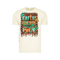 Faith Hope And Love Vintage Tee | Teevron