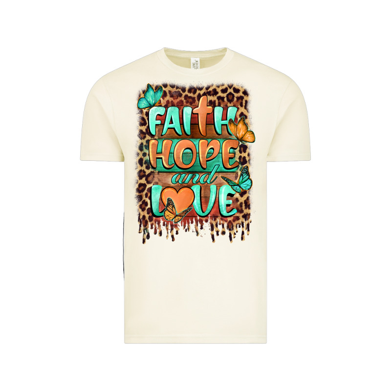 Faith Hope And Love Vintage Tee by BarkalooDesign | Teevron
