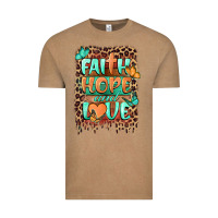 Vintage Coffee faith hope and love Vintage Tee - BarkalooDesign