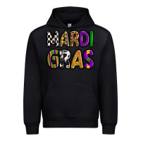 Black mardi gras copy Urban Hoodie - OliviaCreatesArt