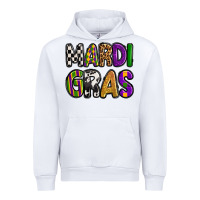 White mardi gras copy Urban Hoodie - OliviaCreatesArt