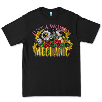 Black just a woman who loves her mechanic Premium Tee - SublimationCraftShop