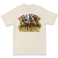Bone just a woman who loves her mechanic Premium Tee - SublimationCraftShop