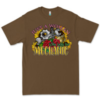 Cacao just a woman who loves her mechanic Premium Tee - SublimationCraftShop
