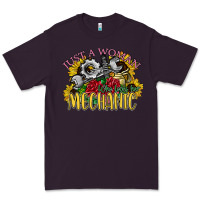 Plum just a woman who loves her mechanic Premium Tee - SublimationCraftShop
