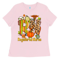 Bubblegum Pink fall rn registered nurse Ladies Tee - Zillion Design Studio