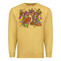 Antique Gold Texas Mardi Gras Premium Sweatshirt - NancyCooperArtShop