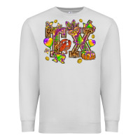 Dove Grey Texas Mardi Gras Premium Sweatshirt - NancyCooperArtShop