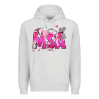 Dove Grey breast cancer msa medical support assistant Premium Hoodie - texasbilliewilder