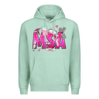 Seafoam breast cancer msa medical support assistant Premium Hoodie - texasbilliewilder