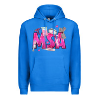 True Royal breast cancer msa medical support assistant Premium Hoodie - texasbilliewilder