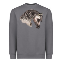 Storm Arabian Horse Heavyweight Sweatshirt - LillyAllenDesigns