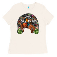 Bone rodeo cowboy rainbow Ladies Tee - JahusDesignShop