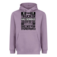 Lavender TRUCKER Heavyweight Hoodie - Bettercallsaul