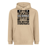 Mushroom TRUCKER Heavyweight Hoodie - Bettercallsaul