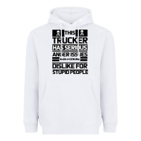 White TRUCKER Heavyweight Hoodie - Bettercallsaul