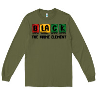 Army Green prime element Long Sleeve Tee - MaliasSmallBusiness