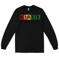Black prime element Long Sleeve Tee - MaliasSmallBusiness