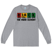 Heather Grey prime element Long Sleeve Tee - MaliasSmallBusiness