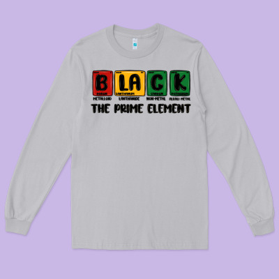 Prime Element Long Sleeve Tee Designed By Maliassmallbusiness