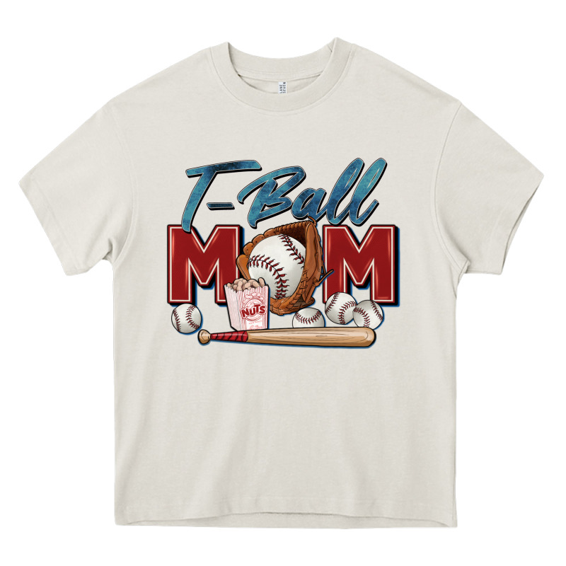T Ball Mom Heavy Core Tee by Zillion Design Studio | Teevron