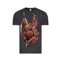 Vintage Black Orangutan And Baby Vintage Tee - LillyAllenDesigns