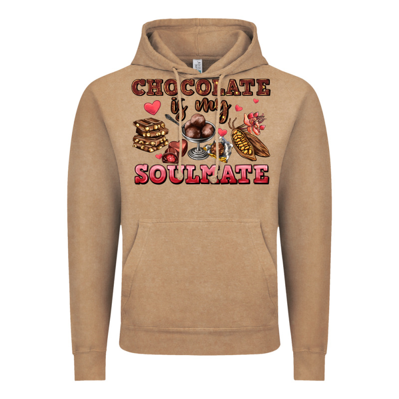 Chocolate Is My Soulmate Vintage Hoodie by AdoDesignShop | Teevron