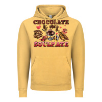 Vintage Mustard chocolate is my soulmate Vintage Hoodie - AdoDesignShop