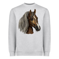 Heather Grey Tennessee Horse Heavyweight Sweatshirt - LillyAllenDesigns