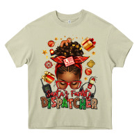 Mossy santa's favorite dispatcher afro messy bun Heavy Core Tee - texasbilliewilder