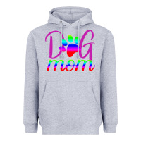 Heather Grey Dog Mom Heavyweight Hoodie - Bettercallsaul
