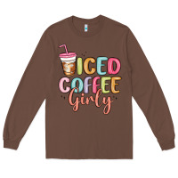 Chestnut iced coffee girly Long Sleeve Tee - MaliasSmallBusiness