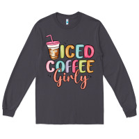 Smoke iced coffee girly Long Sleeve Tee - MaliasSmallBusiness