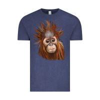 Vintage Denim baby orangutan Vintage Tee - LillyAllenDesigns