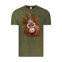 Vintage Olive baby orangutan Vintage Tee - LillyAllenDesigns