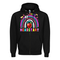 Black headstart Zipper Hoodie - BundleAndBundleShop