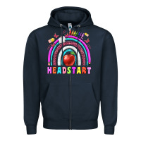 Navy headstart Zipper Hoodie - BundleAndBundleShop