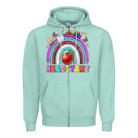 Seafoam headstart Zipper Hoodie - BundleAndBundleShop