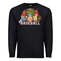 Black Baseball gnomes Premium Sweatshirt - NancyCooperArtShop