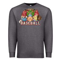 Charcoal Heather Baseball gnomes Premium Sweatshirt - NancyCooperArtShop
