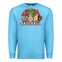 Ocean Blue Baseball gnomes Premium Sweatshirt - NancyCooperArtShop