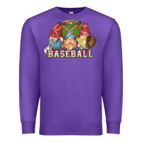 Purple Baseball gnomes Premium Sweatshirt - NancyCooperArtShop