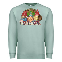 Seafoam Baseball gnomes Premium Sweatshirt - NancyCooperArtShop