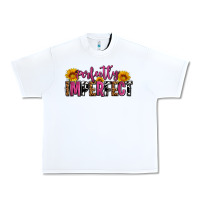 White perfectly imperfect Urban Heavy Tee - AdoDesignShop