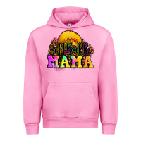 Fuchsia Pink softball mama Urban Hoodie - OliviaCreatesArt