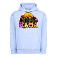 Pigment Grape Ice softball mama Urban Hoodie - OliviaCreatesArt