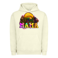 Pigment Pistachio softball mama Urban Hoodie - OliviaCreatesArt