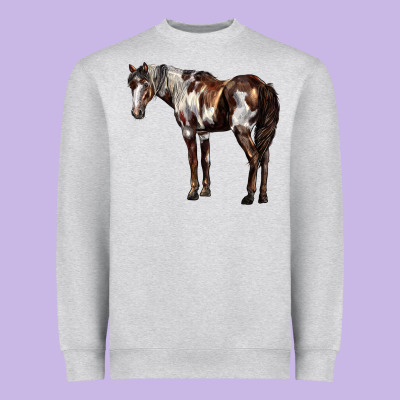 Mustang Horse Heavyweight Sweatshirt Designed By Lillyallendesigns