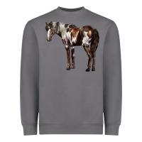 Storm Mustang Horse Heavyweight Sweatshirt - LillyAllenDesigns